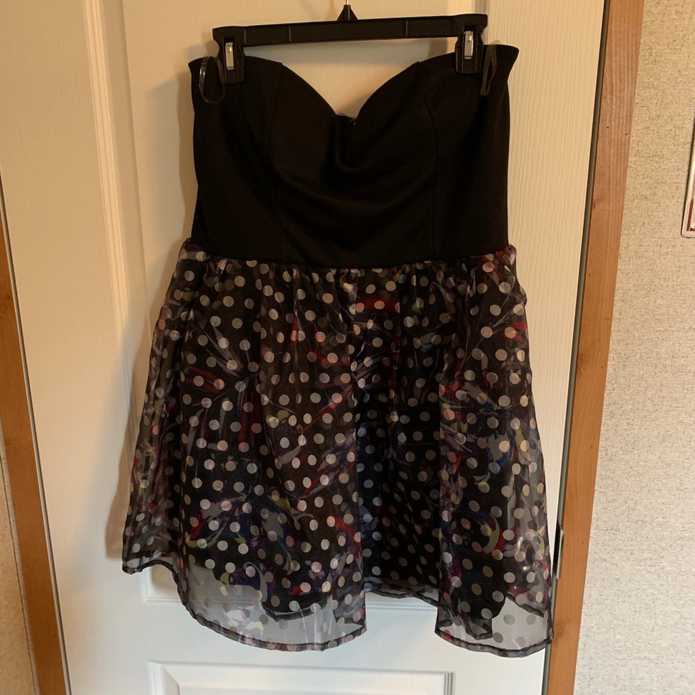 Strapless party dress